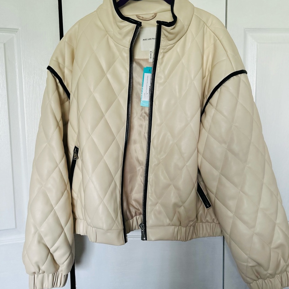 NWT Bagatelle Oversized Cropped Bomber Jacket from Stitch Fix